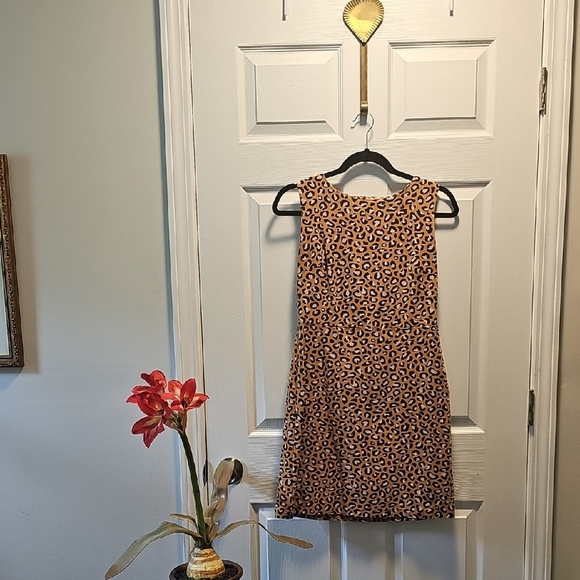 Old Navy Dresses & Skirts - Old Navy Animal Print Mini Dress - Tan and Black